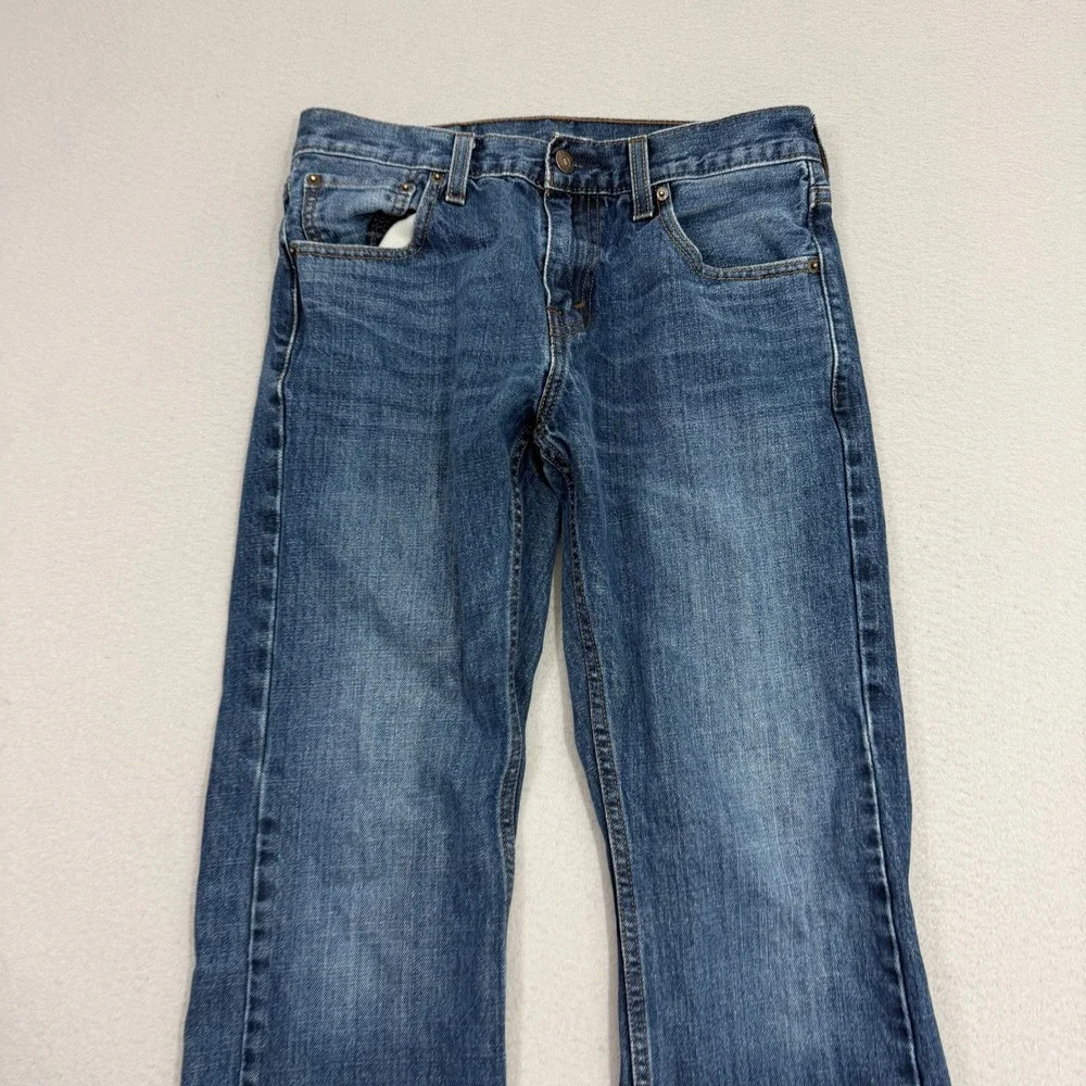 Levis 527 Slim Bootcut Jeans Men's 30x30 Blue Denim Y2K Western Rodeo Cowboy